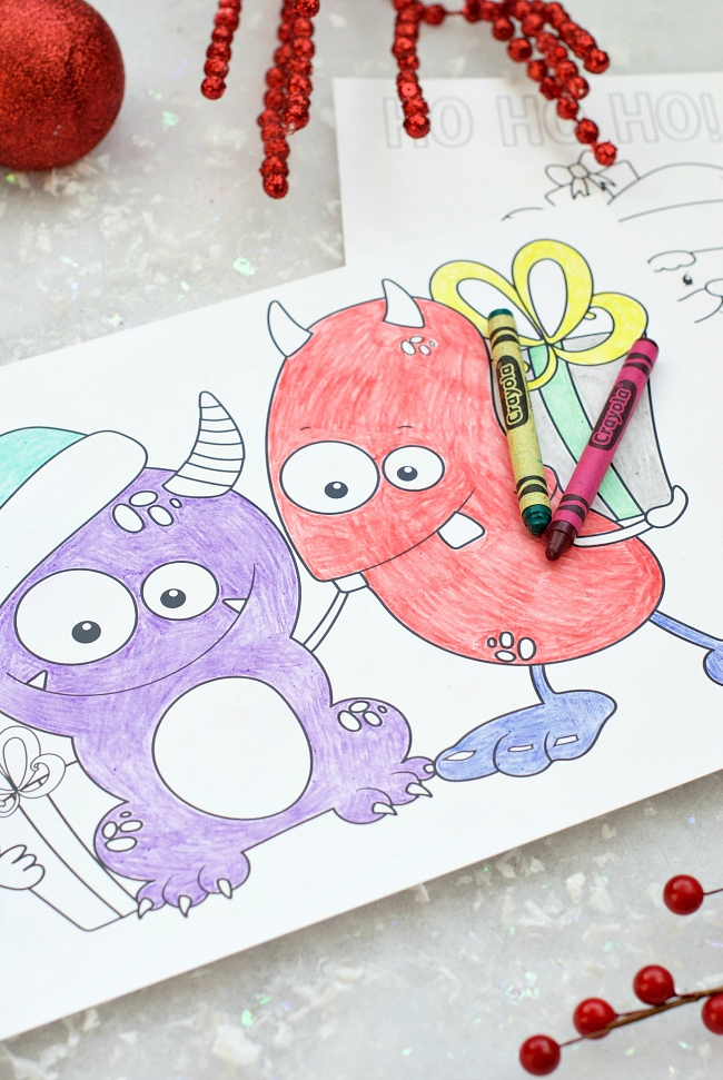 i spy christmas coloring pages - photo #30