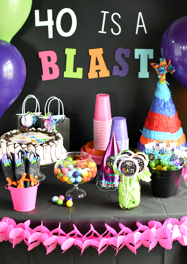 40th Birthday Party-40 is a Blast! – Fun-Squared