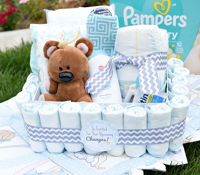 Diaper Themed Baby Gift Idea FunSquared