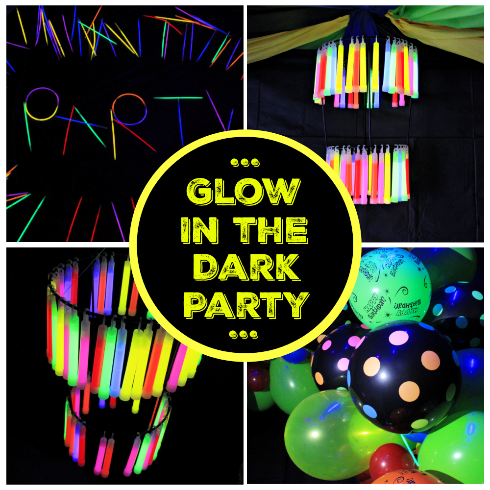 Fun and Simple Glow in the Dark Party – Fun-Squared