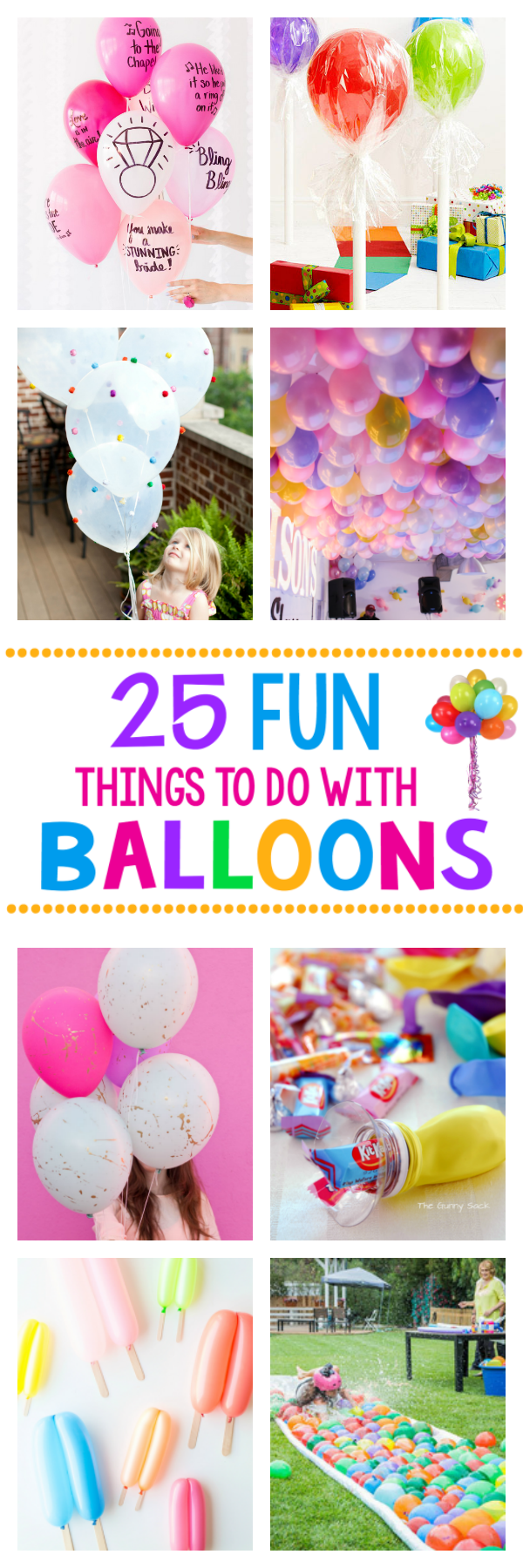 25 Fun Things to do with Balloons