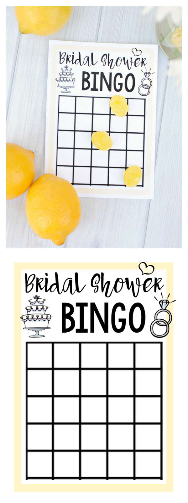 Free Printable Bridal Shower Bingo Game