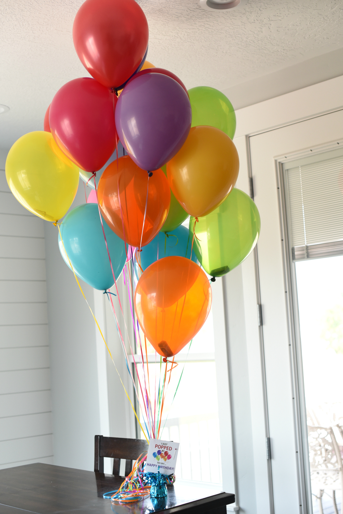 Money Gift Idea With Balloons: