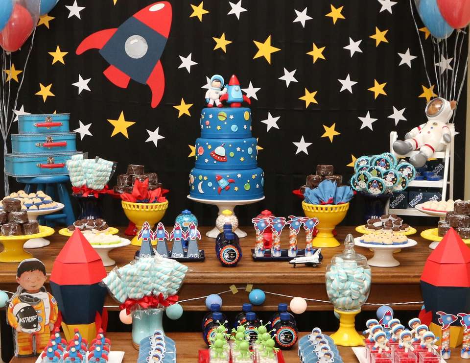 Space Themed Birthday Party for Kids