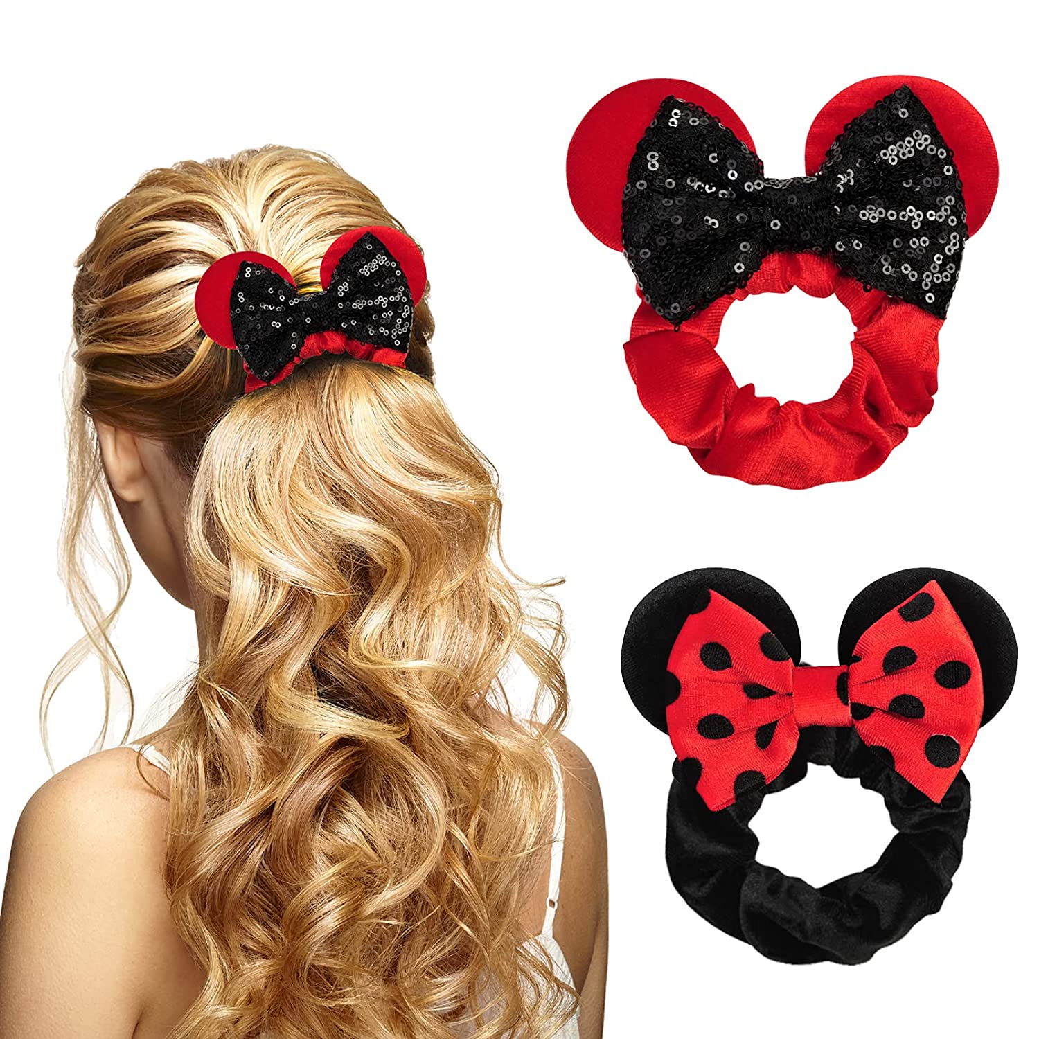 Mickey Mouse Hair Ties
