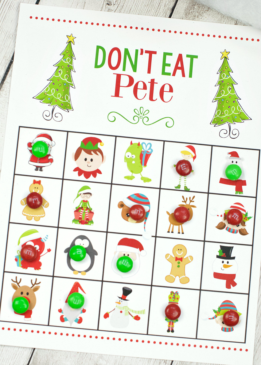 Christmas Don't Eat Pete Game
