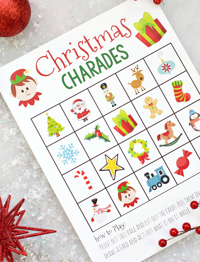 Free Printable Holiday Party Games For Kids Fun Squared