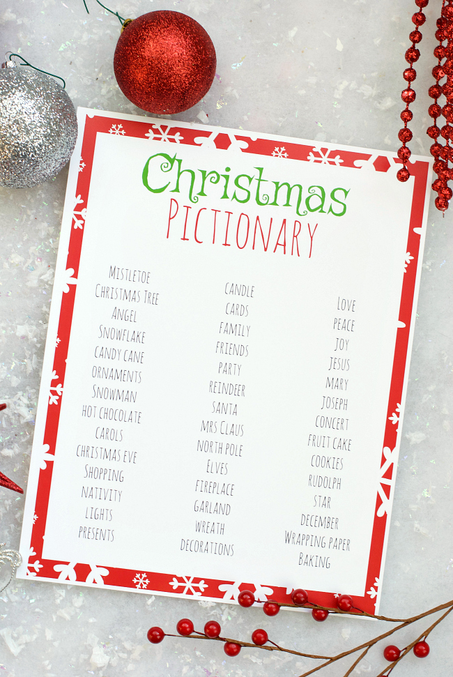 Free Printable Holiday Party Games for Kids FunSquared