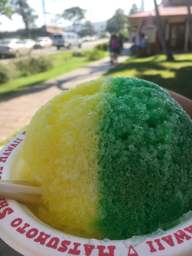 Shave Ice at Matsumoto's on Oahu North Shore