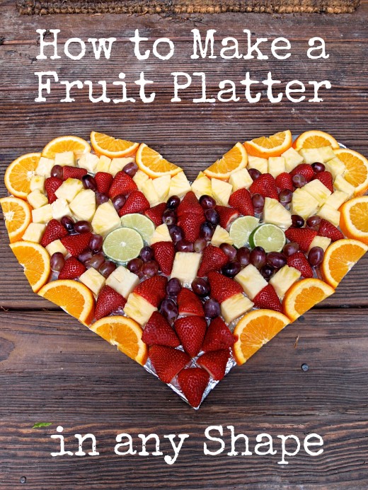 Fruit Platter for Valentine's Day