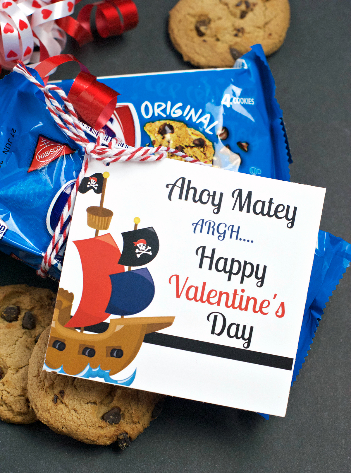 Chips Ahoy School Valentine Ideas