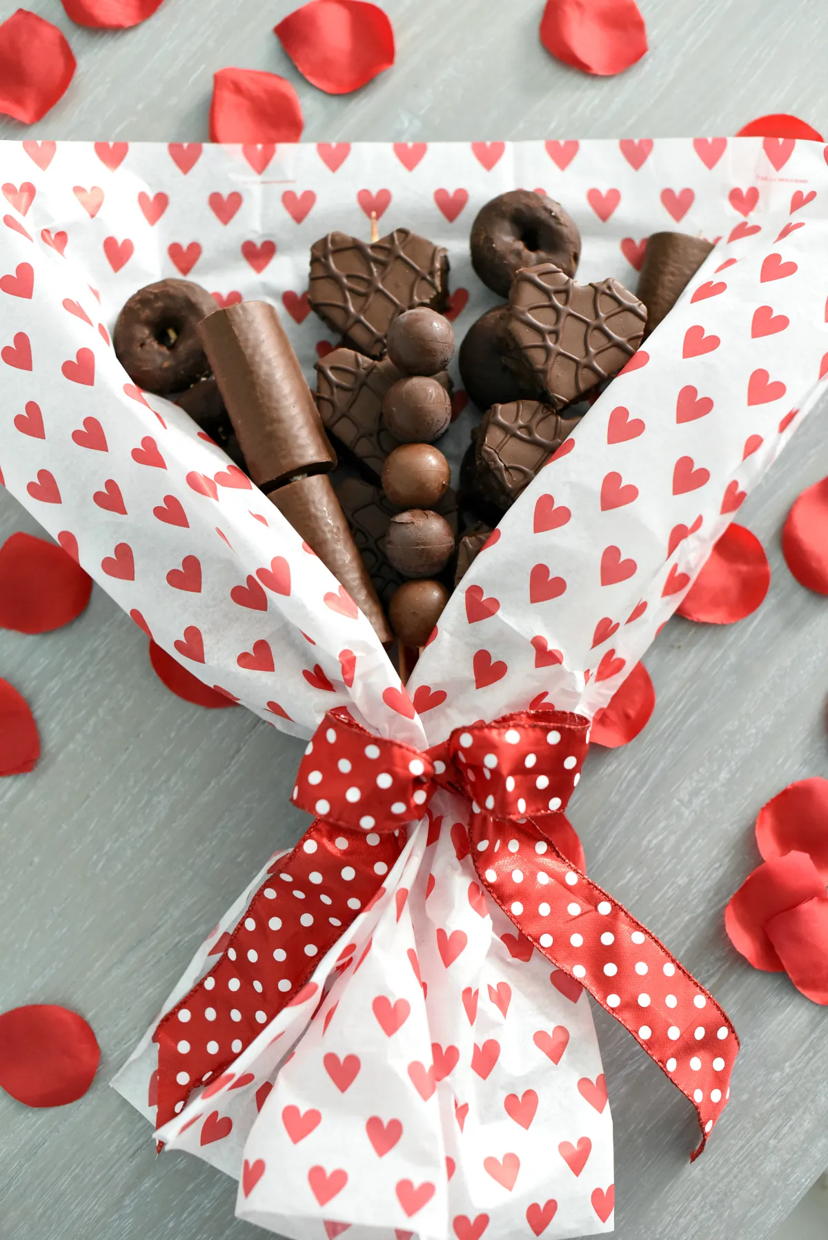 Easy Chocolate Bouquet: