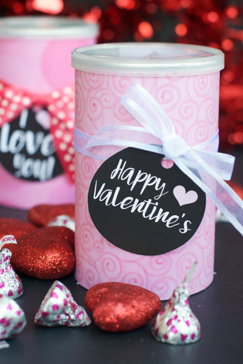 Valentine's Pringles Can Gifts