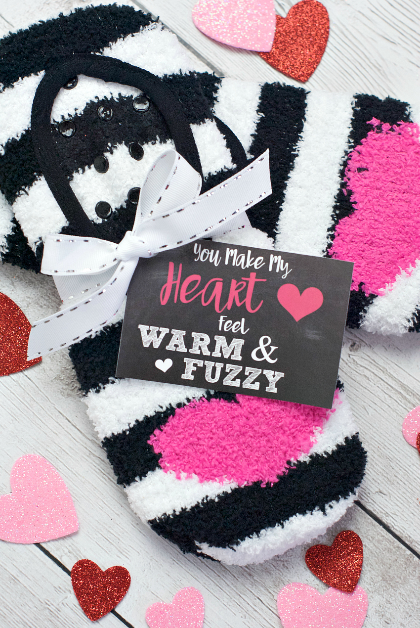 Socks Valentine Gifts for Kids or Friends - Fun-Squared
