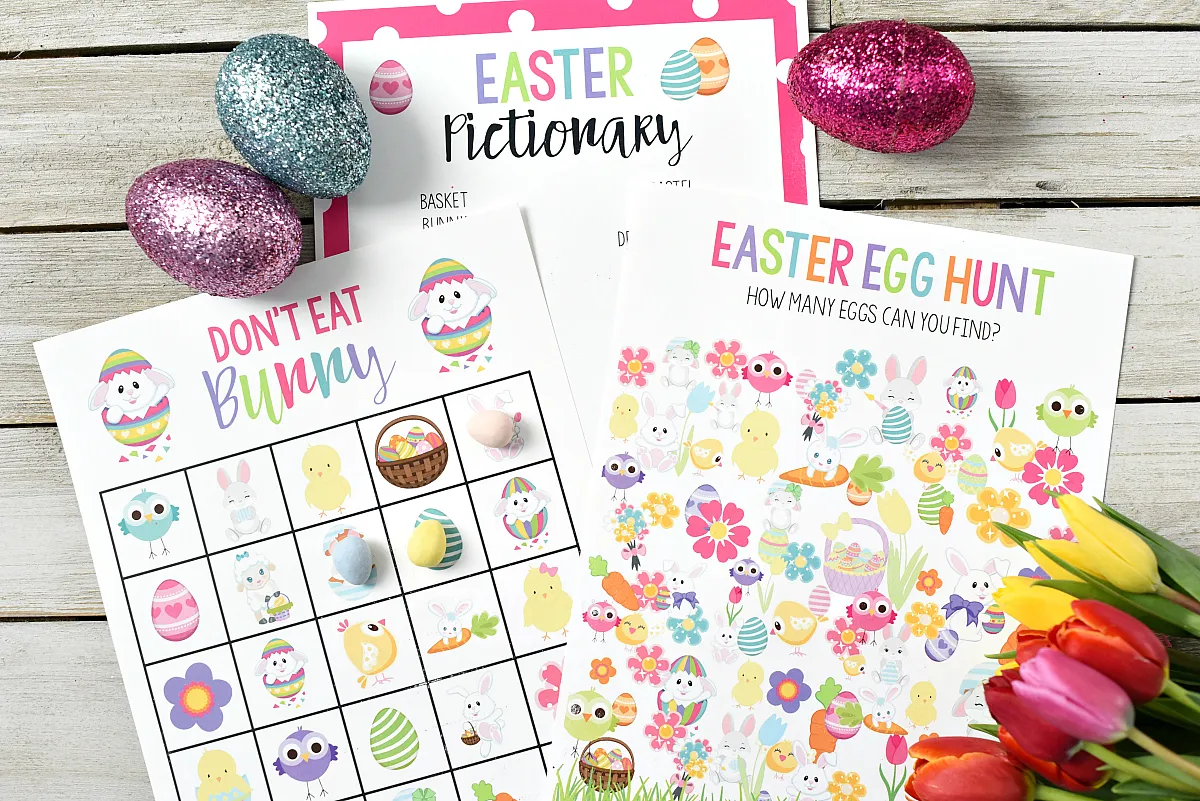 Printable Easter Games for Kids: