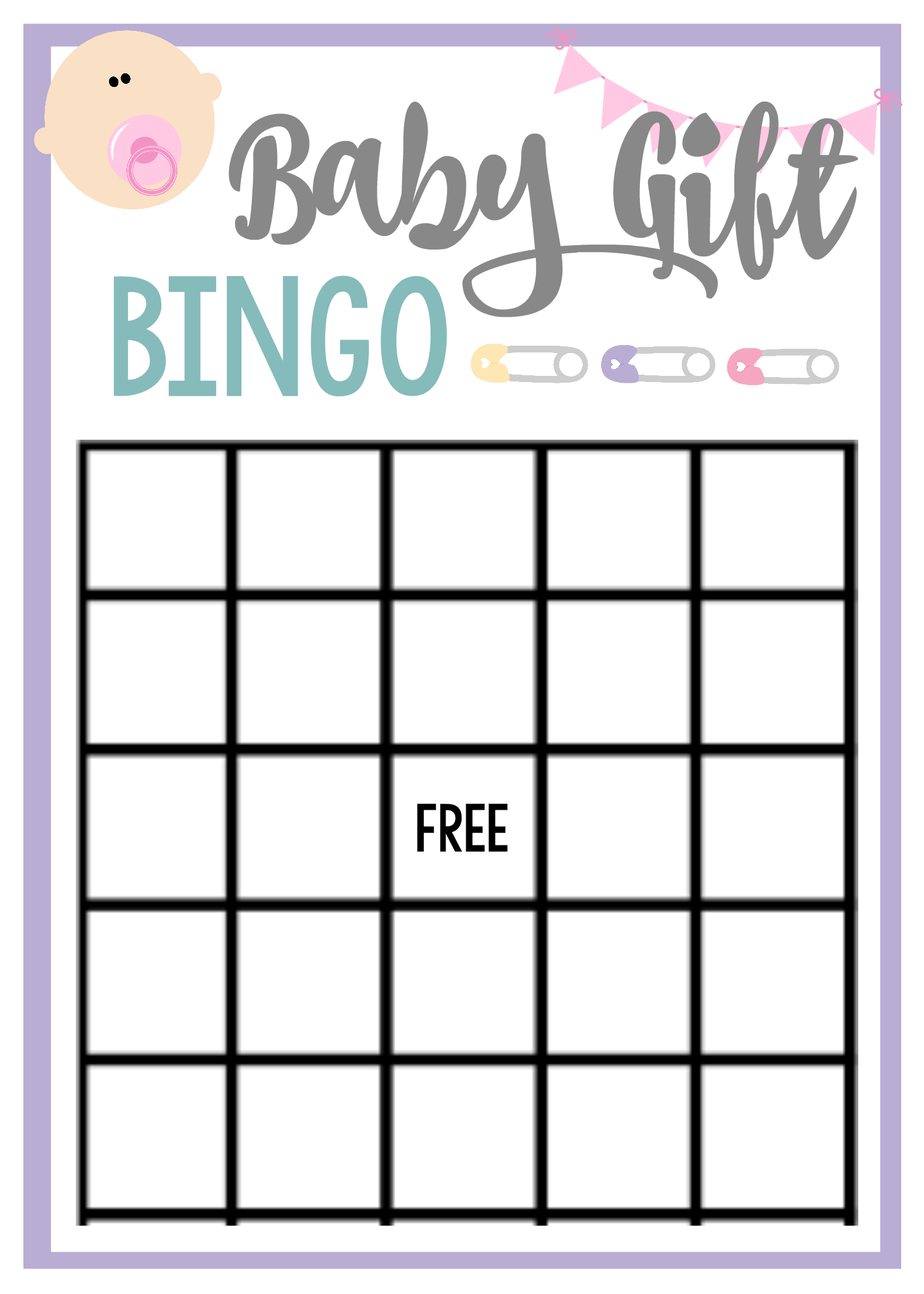 Free Printable Baby Shower Games for Large Groups - Fun ...
