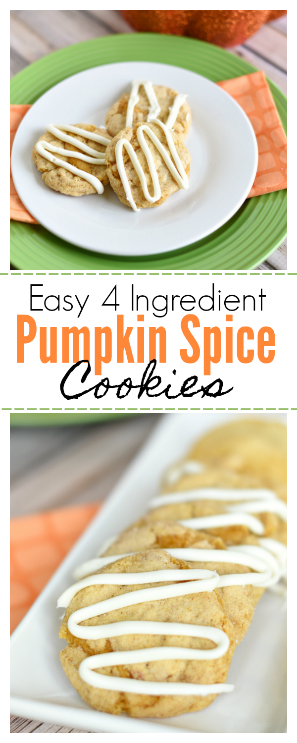 Easy Pumpkin Spice Cookies