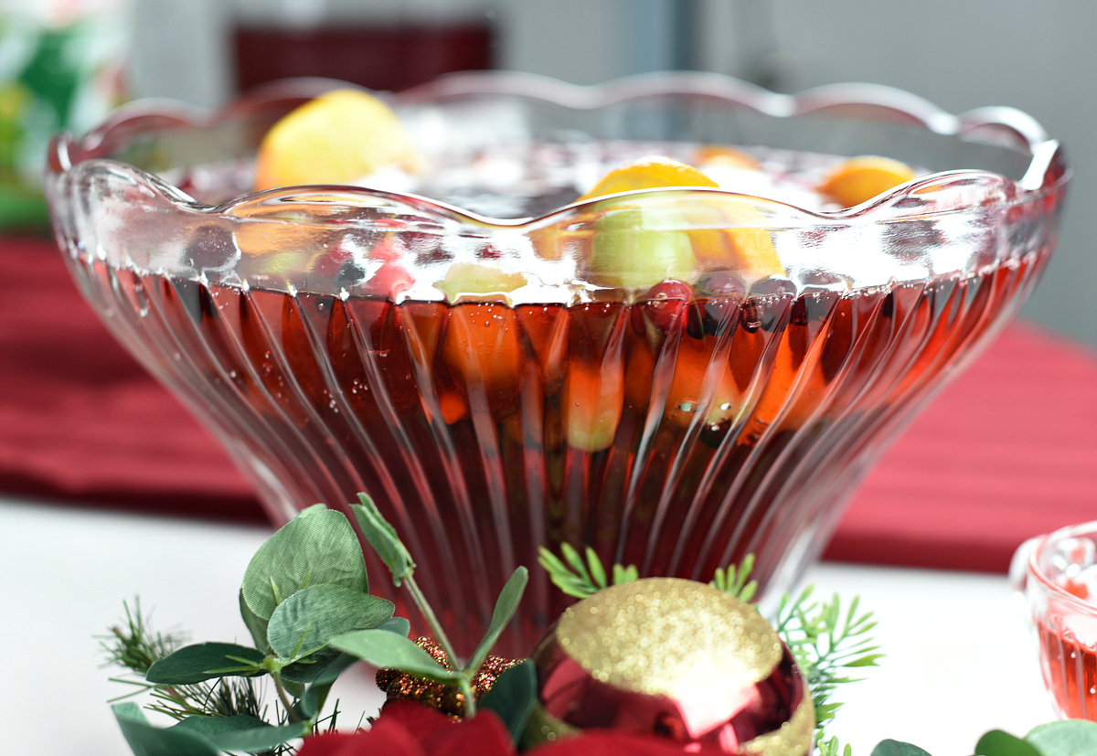 Holiday Punch Recipe: Punch Bowl Ice Ring – Fun-Squared