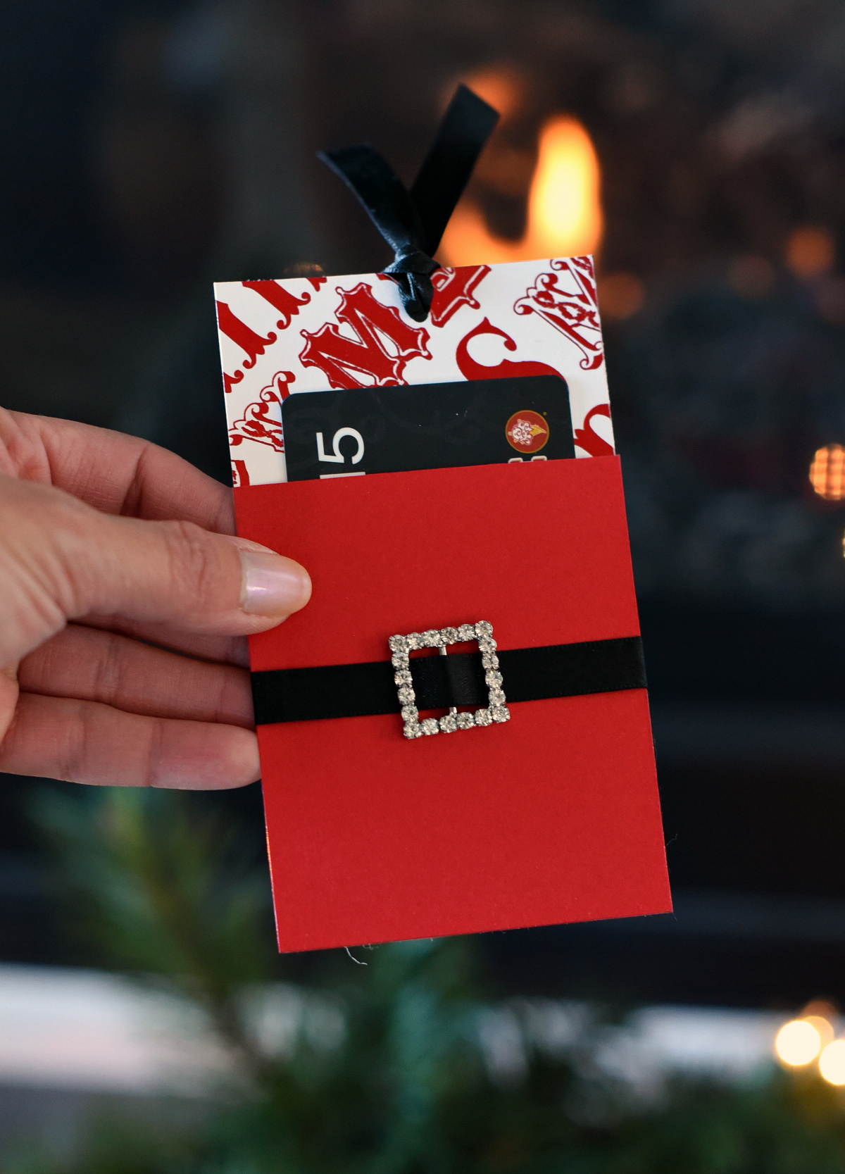 DIY Christmas Gift Card Holder - Fun-Squared