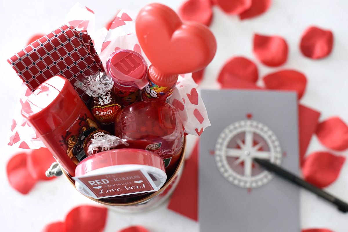 Cute Valentine's Day Gift Idea: RED-iculous Basket
