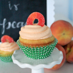 Delicious Peach Cupcakes
