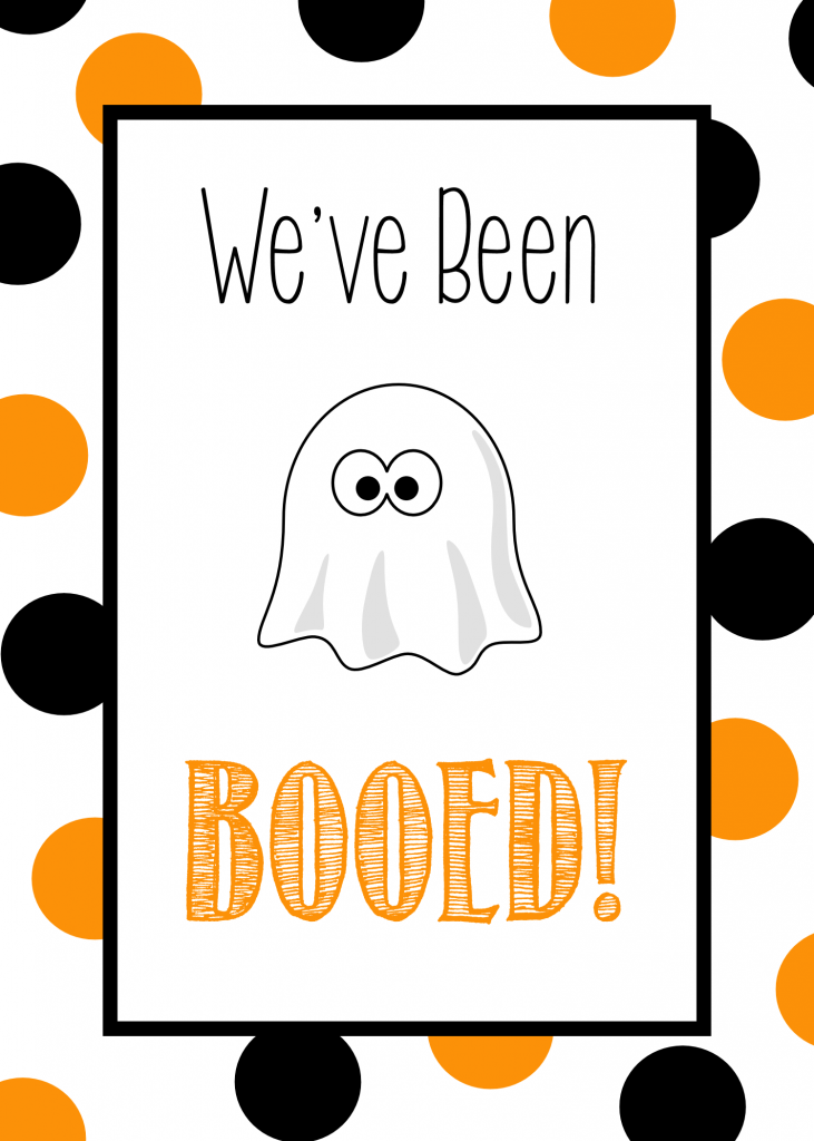 You ve Been Booed Cute Free Printable Tags Halloween Gift Ideas