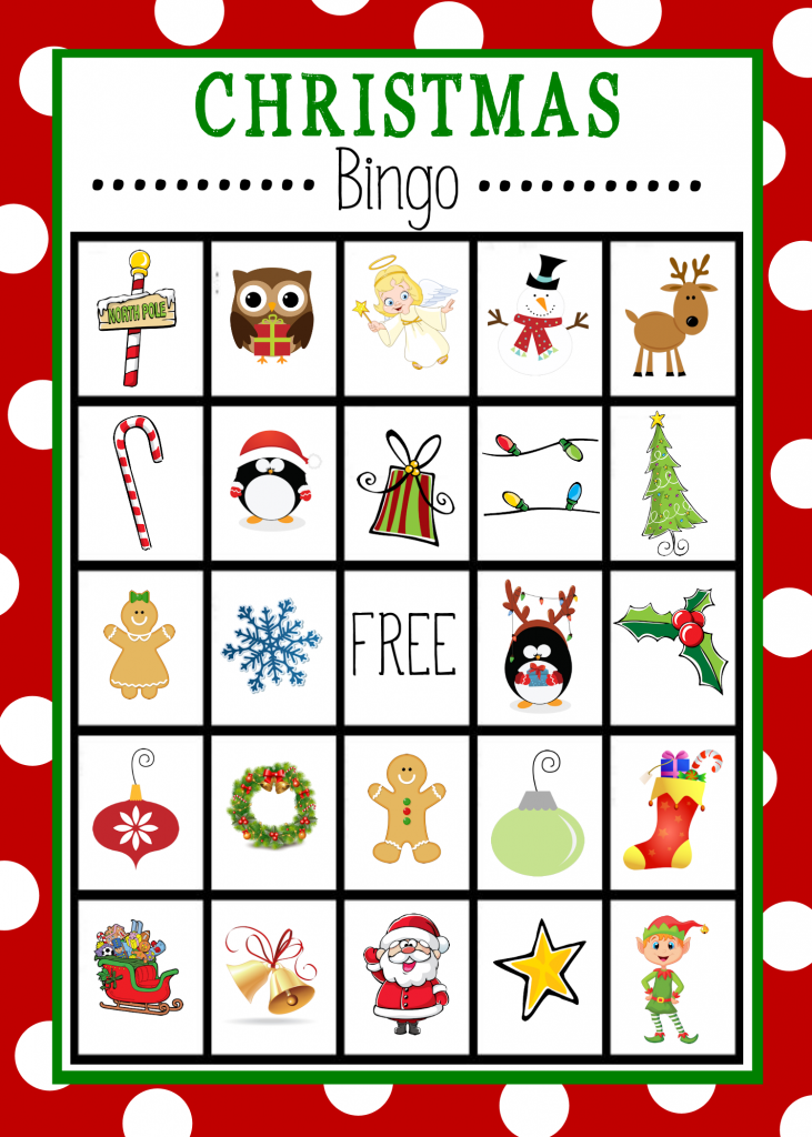 Free Printable Christmas Bingo Game – Fun-Squared