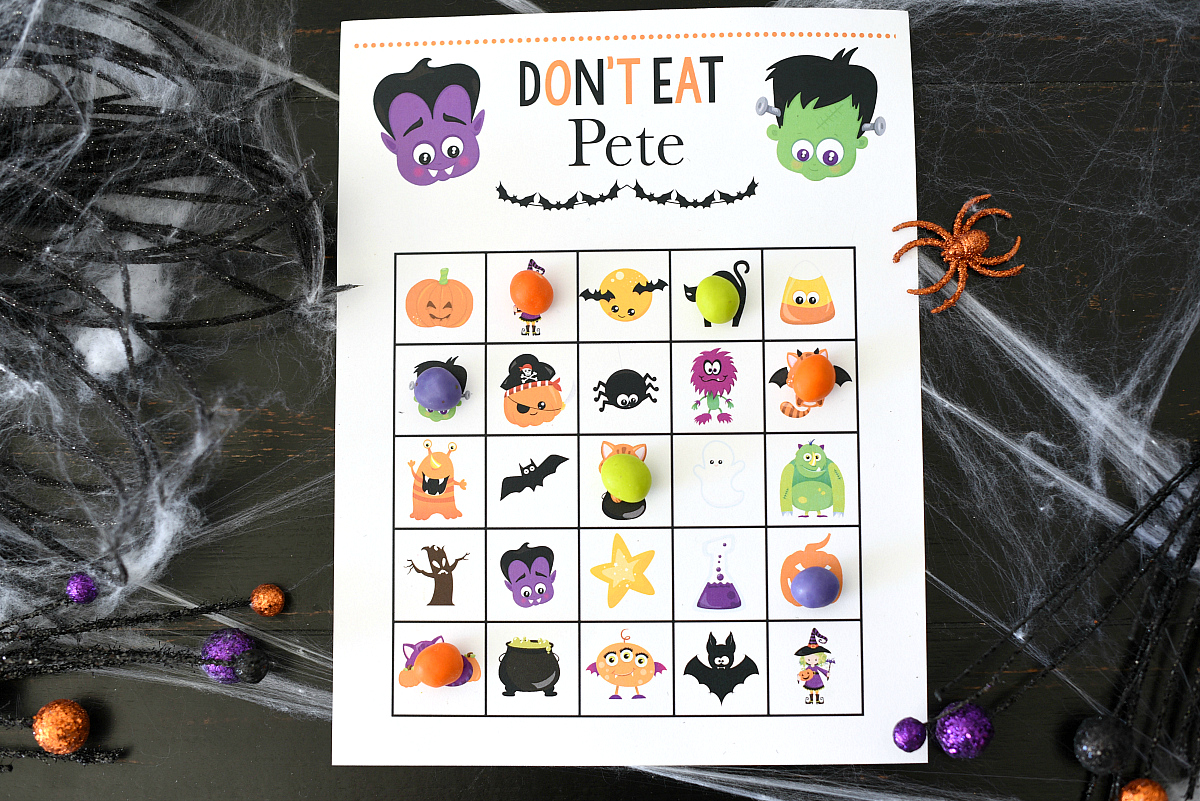 Don't Eat Pete Halloween Game