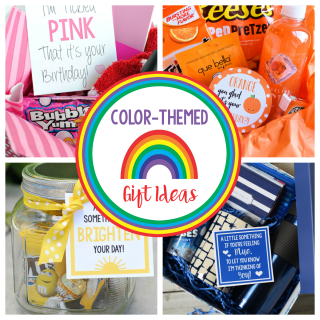 Color Themed Gifts and Gift Basket Ideas for Birthdays, Thank you gifts and more