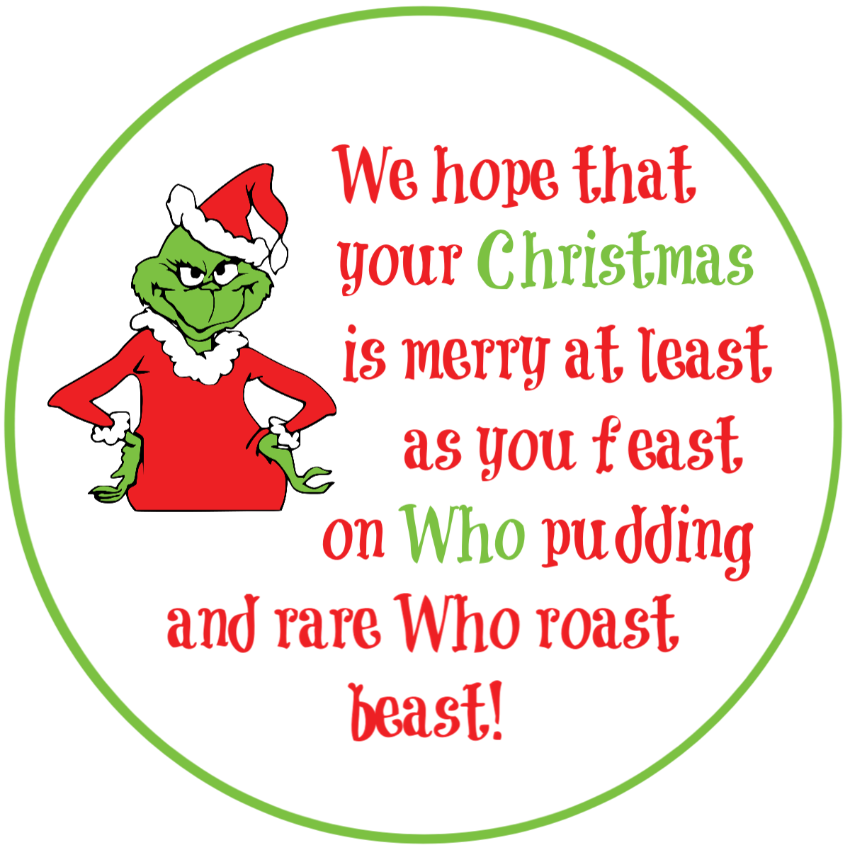 Grinch Gift for Christmas FunSquared