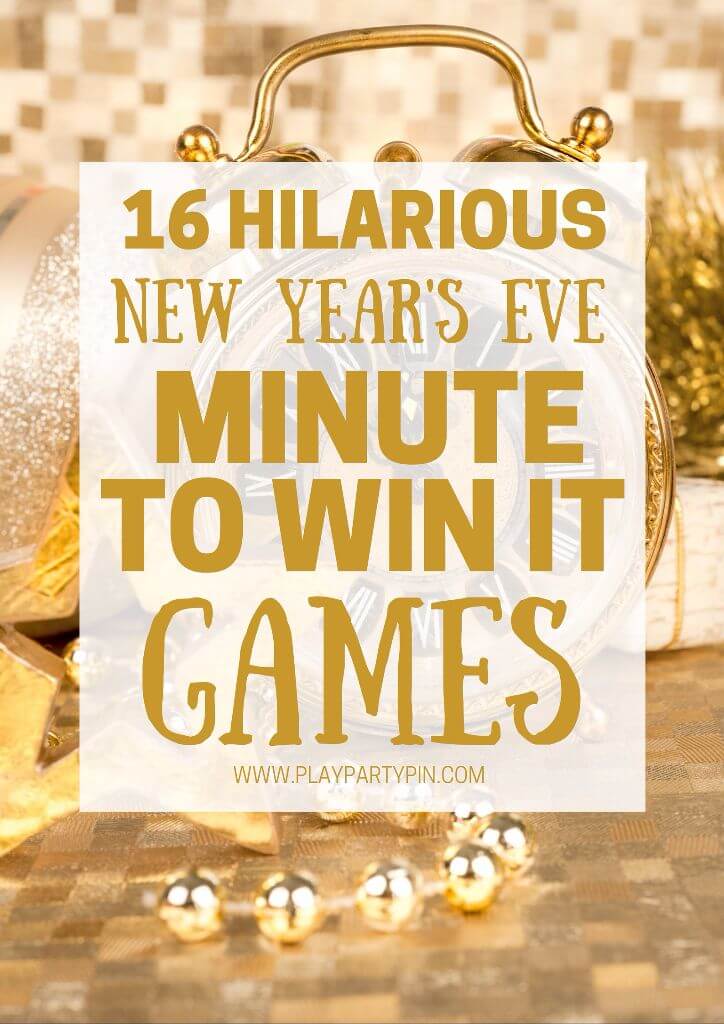 New Year's Eve Minute to Win It Games