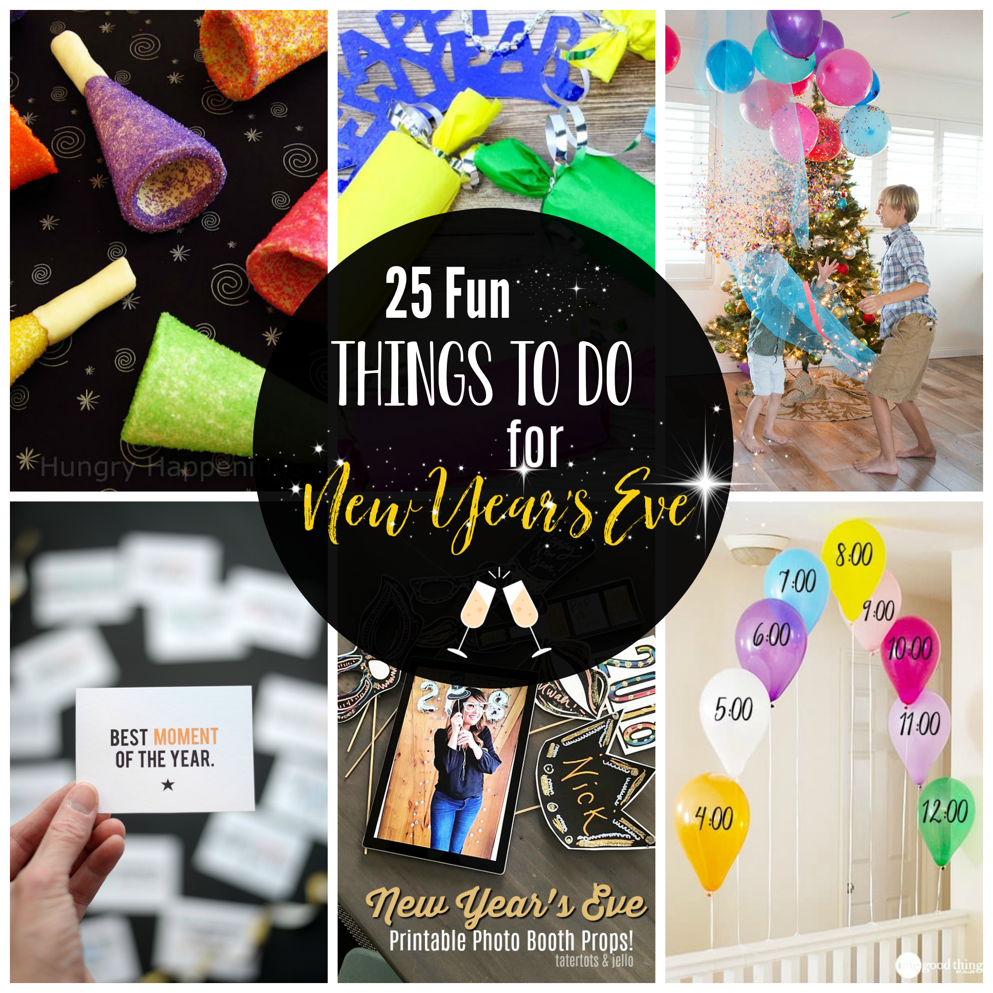 Things to do for New Year's Eve with Kids and Family at home