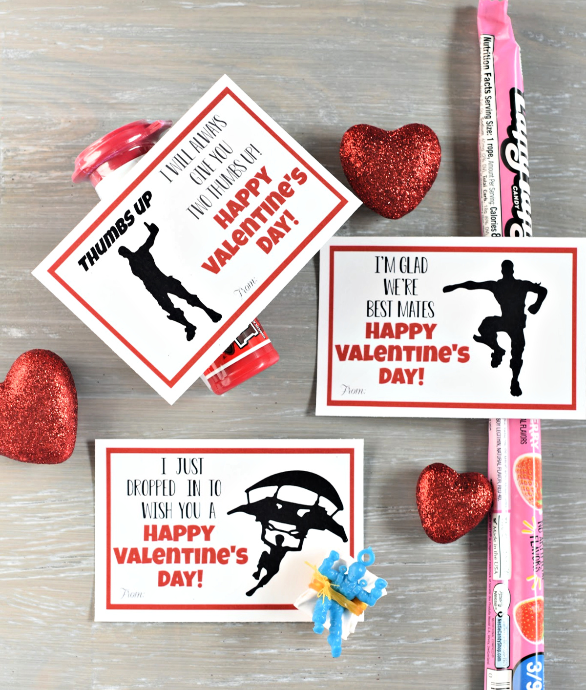 Fortnite Printable Valentines Fun Squared - fortnite printable valentines