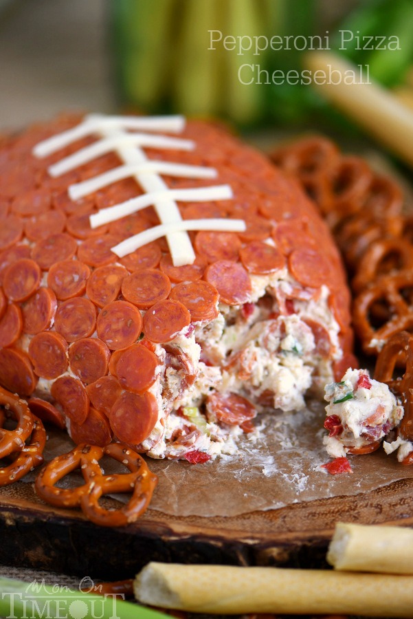 Pepperoni Football Party Food