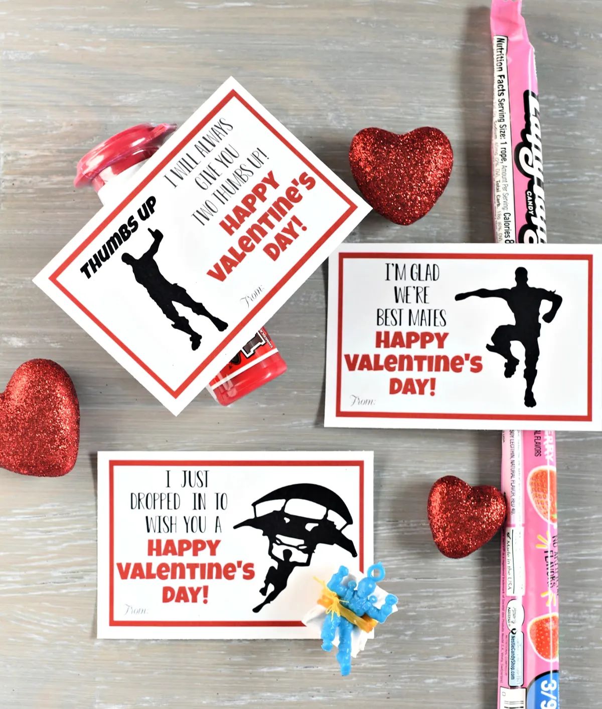 Printable Fortnite Valentines: