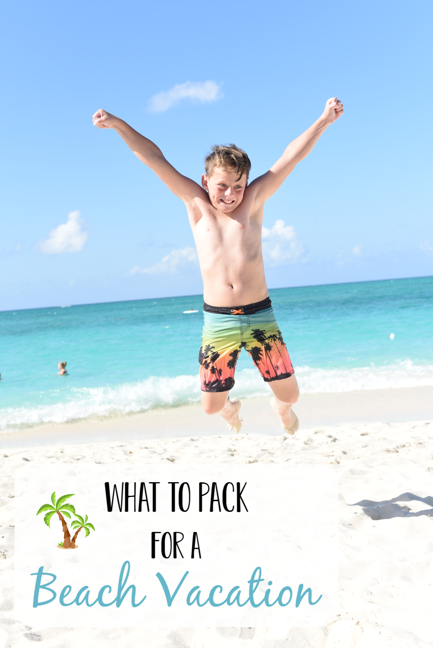 What to Pack for a Beach Vacation: Grab this printable Beach Vacation Packing List and get ready to head to paradise! #vacation #travel #beach #familyvacation