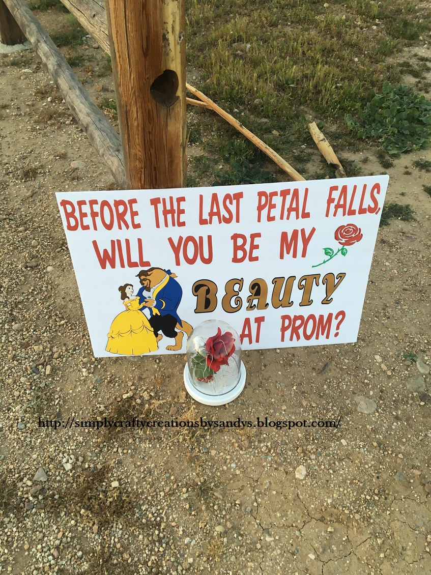 Beauty and the Beast Promposal