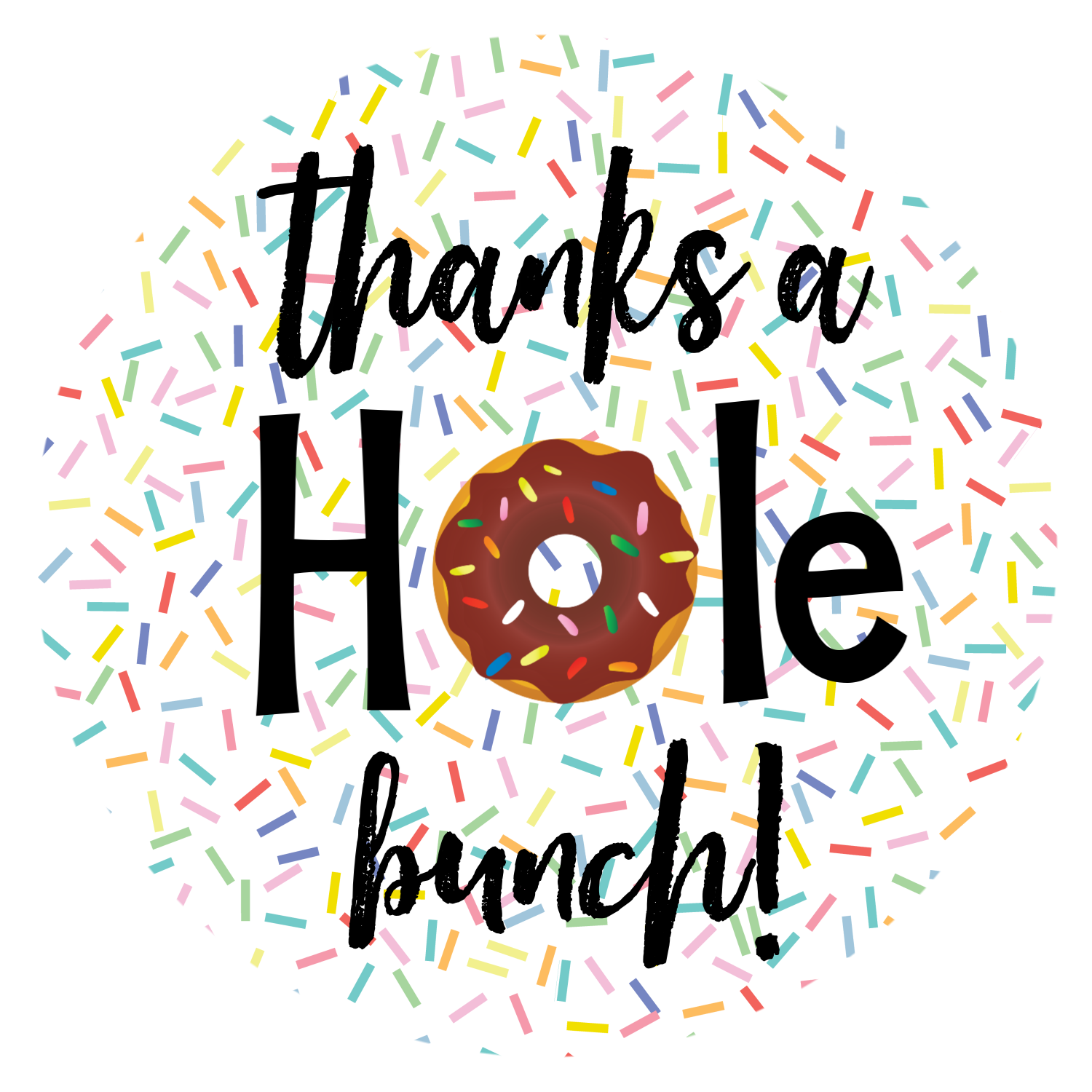 Donut Thank You Gift Tags