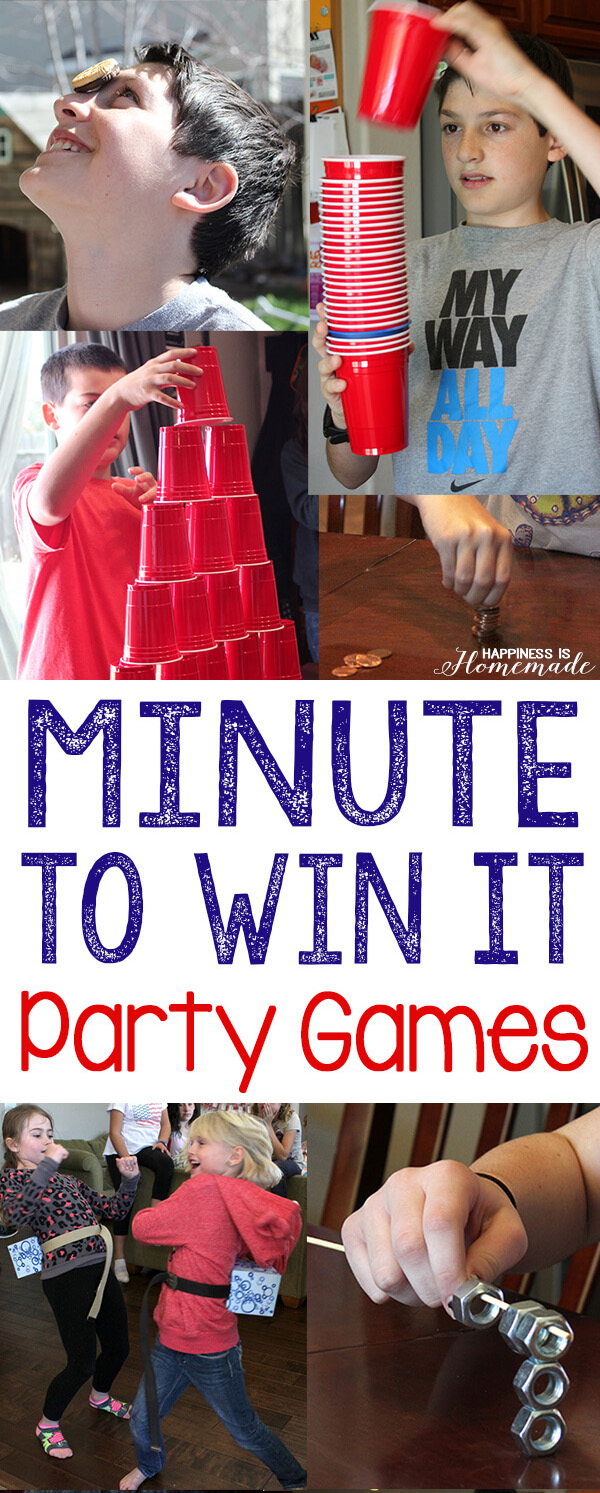 Minute to win it for kids
