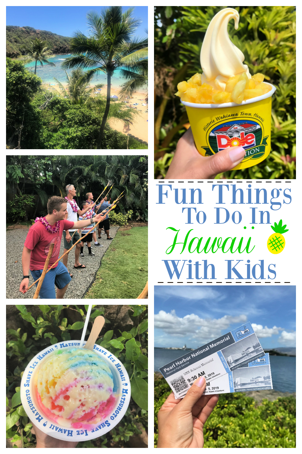 Fun Things to do in Oahu With Kids. We have lots of fun ideas to make your next Hawaiian vacations amazing! Lots of ideas for the whole family. #hawaii #Hawaiianvacation #vacations #travel