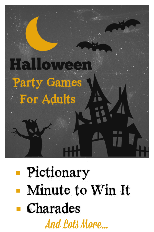 Fun Halloween Party Games for Adults. Play these super fun party games at your next Halloween party and see how much fun you can really have! So many fun halloween games. #halloweenpartygames #partygamesforadults #fungamesforadults #halloweenparty #halloweenfun