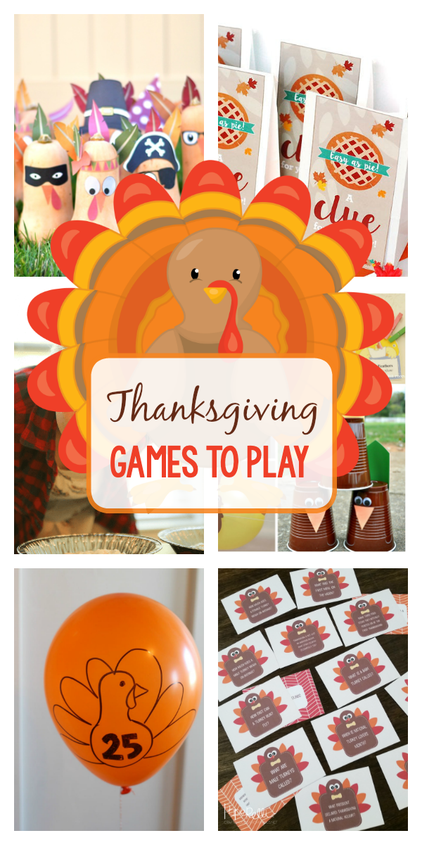 Fun Thanksgiving Games to Play with the Whole Family! #Thanksgiving #games #gameideas #thanksgivinggames