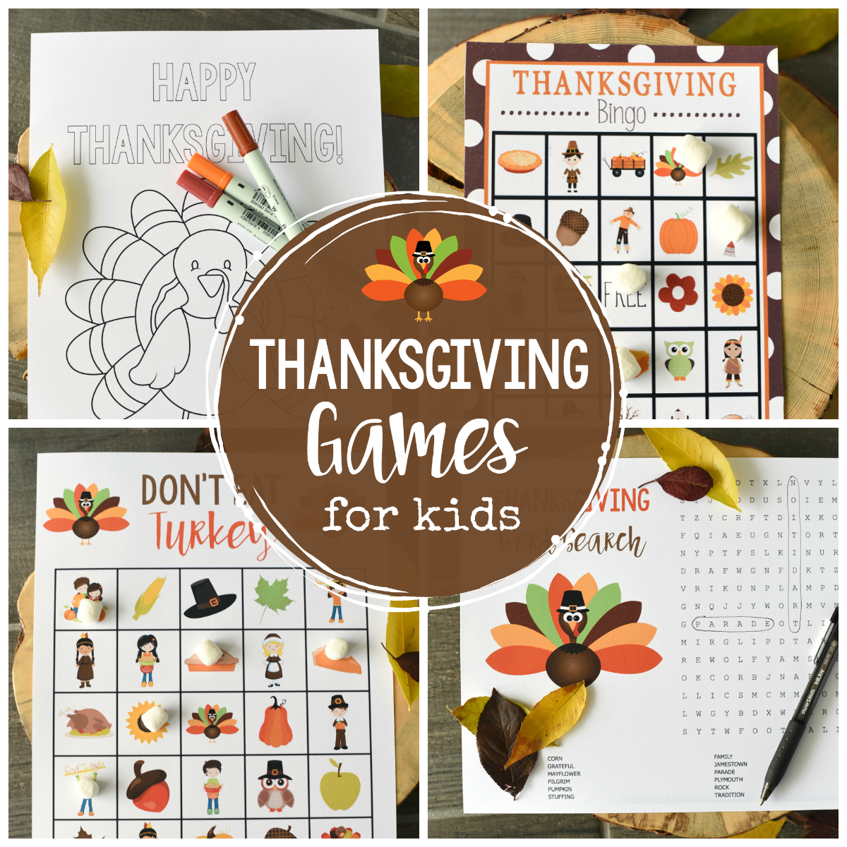 Fun Thanksgiving Games for Kids: