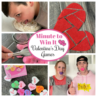 Minute to Win it Valentine's Day Games