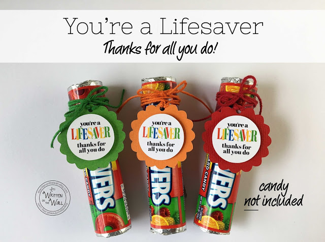 Lifesaver Teacher Appreciation Gift