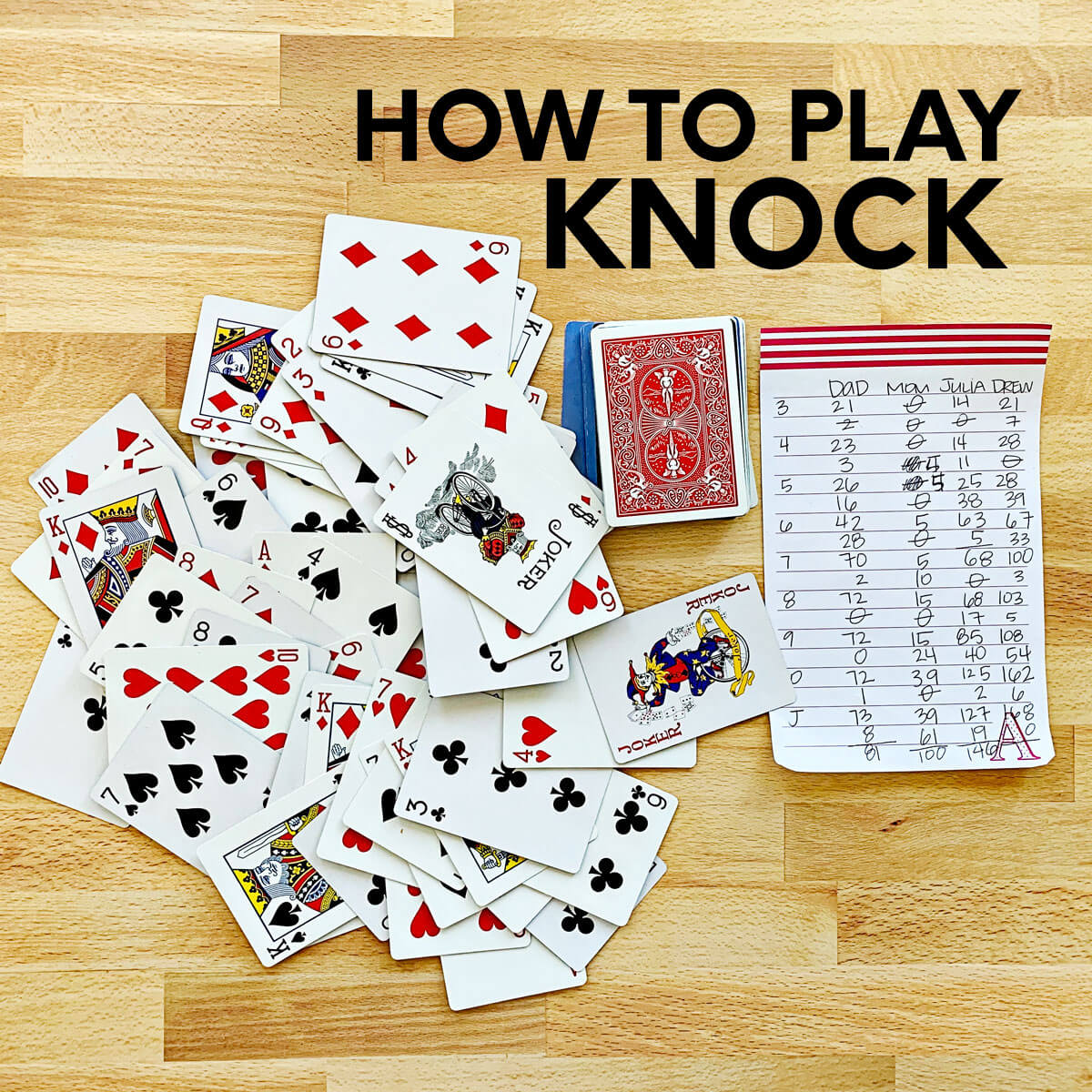 How to Play Knock-Fun card game