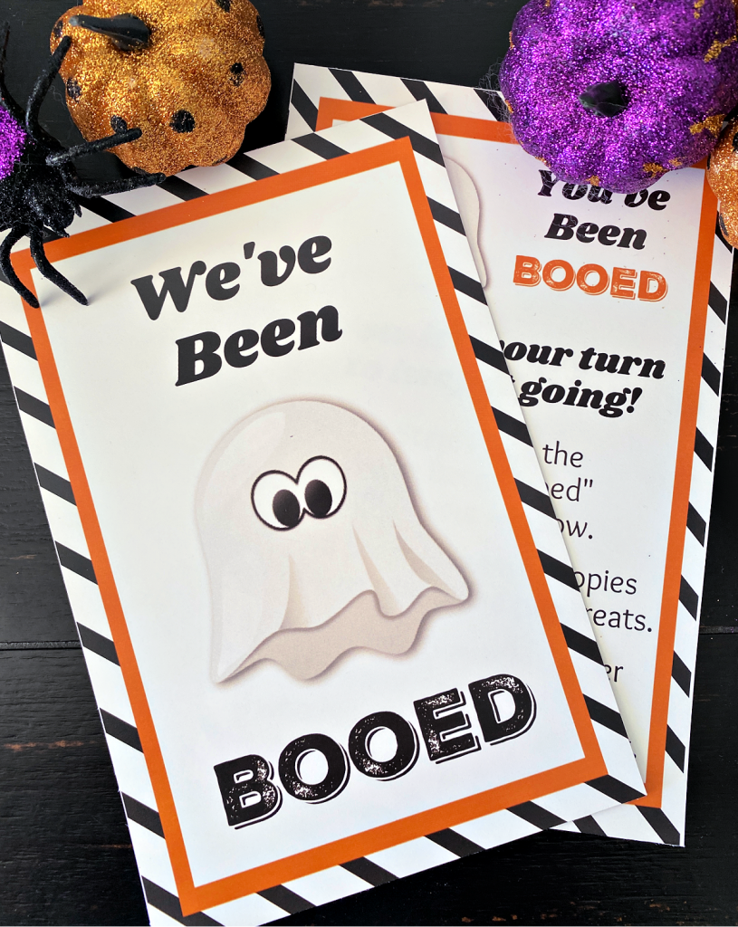 You've Been Booed Printables – Fun-Squared