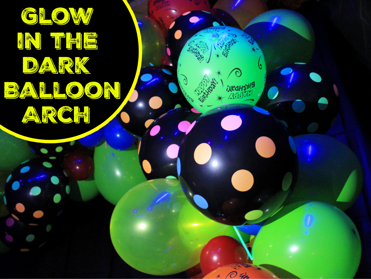 Glow in the dark balloons