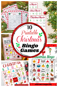 10 Free Printable Christmas Bingo Games – Fun-Squared