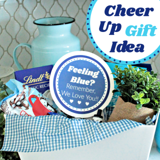 Blue Themed Gift to Cheer Someone Up